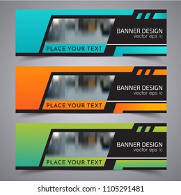 Abstract Header Banner design Vector Background for cover page website and advertising.
