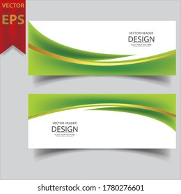 Abstract Header Banner design Vector Background for cover page website and advertising