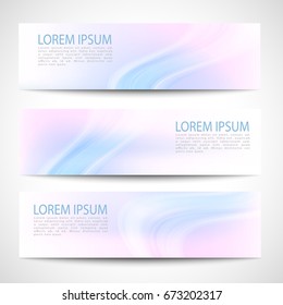 Diseño vectorial de fondo azul de ondulación rosa azul de encabezado abstracto.fondo pastel