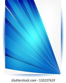 Abstract header blue vector illustration