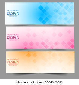 Abstract header colors shape vector design. Abstract swoosh background. Abstract corporate business banner web template, horizontal advertising.