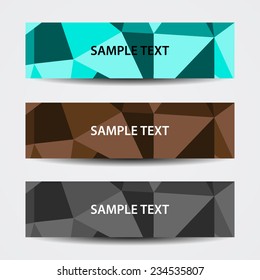 Abstract Header Designs