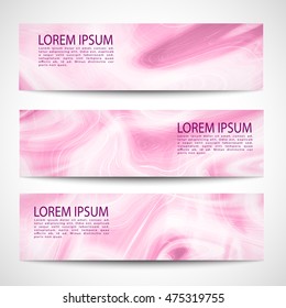 Abstract header pink wave white vector design