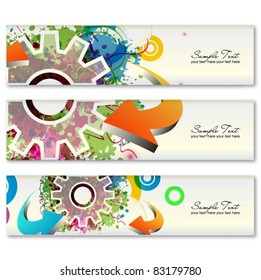 abstract header vector set