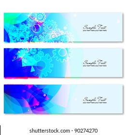 abstract header vector set