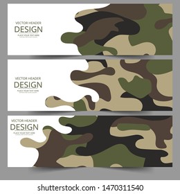 Abstract header web Camouflage background army abstract modern camouflage background army abstract modern vector military backgound fabric textile print tamplate vector military backgound.