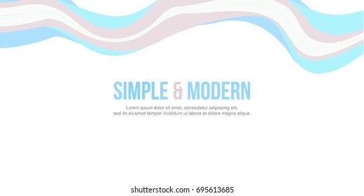 Abstract header website banner modern style