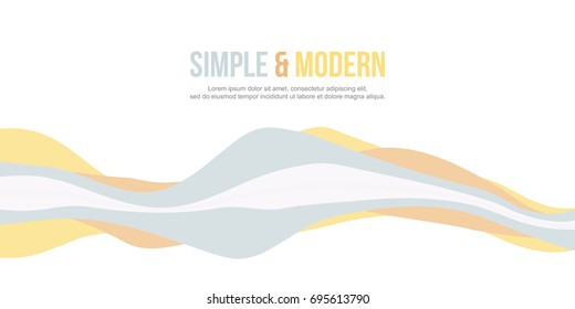 Abstract header website banner modern style