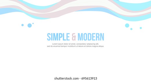 Abstract header website banner modern style