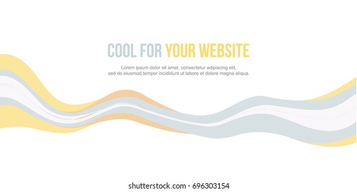 Abstract header website banner modern style