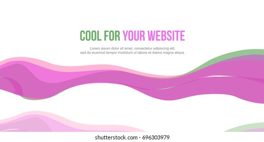 Abstract header website design collection