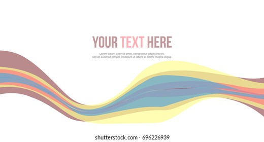 Abstract header website design style