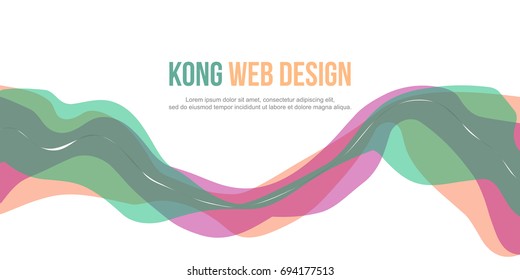 Abstract header website simple design background