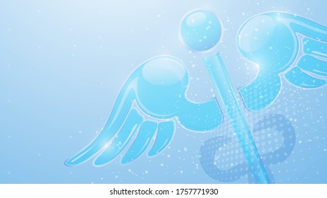 abstract health care clinical hospital concept design background eps 10 vector