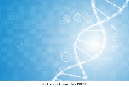 abstract health care scientific technology futuristic concept background