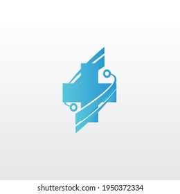abstract health Logo. a unique, exclusive, elegant, professional, clean, simple, modern logo. It would be perfect for your company