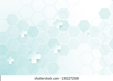 Green Color Abstract Healthy Medical Background Stock Vector (Royalty ...