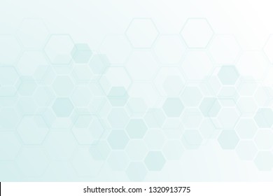 Abstract healthy and medical background. Technology and science wallpaper template. Soft blue color. Business vector illustration