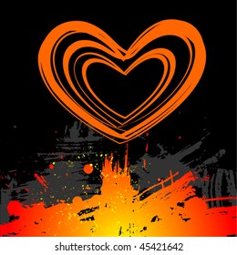 Abstract heart .