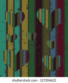 Abstract heart background
