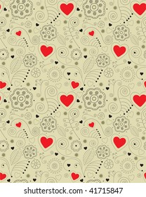 Abstract heart background