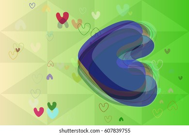 Abstract heart background