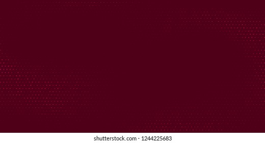 Abstract heart background. Halftone mosaic effect for Valentines day design. Pink with vinous colors. Vector illustration.