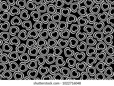 Abstract heart background pattern.
