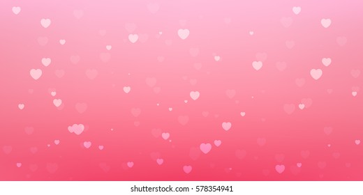 Abstract Heart Background. Vector blurred illustration