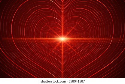 Abstract heart background. Vector illustration