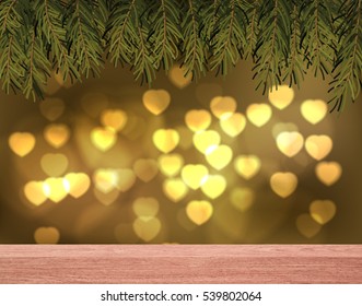 abstract heart bokeh blackground