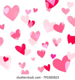 Abstract heart colorful background vector