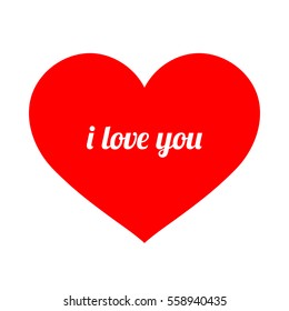 Abstract heart. Declaration of love.