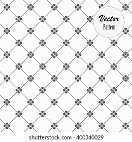 abstract heart decorate at corner of linear diamond shape