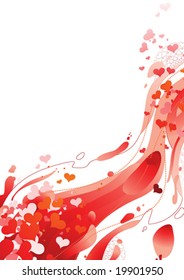 Abstract Heart Design