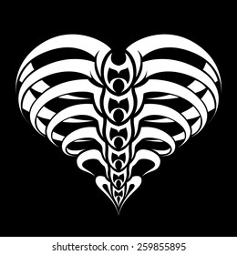 Abstract heart design
