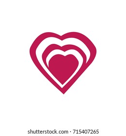 Abstract Heart Design