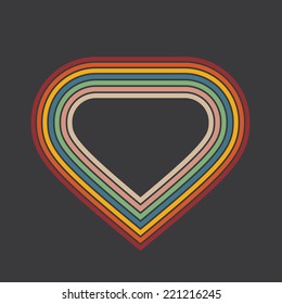 Abstract heart icon