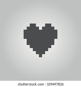 Abstract heart icon.