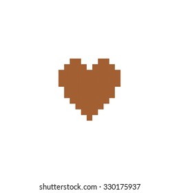 Abstract heart icon.
