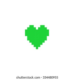 Abstract heart icon.