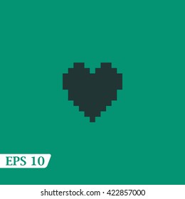 Abstract heart icon.