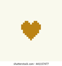 Abstract heart icon.