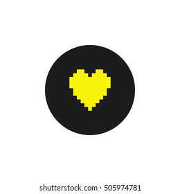 Abstract heart icon.