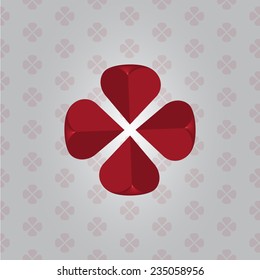 Abstract heart icon and logo