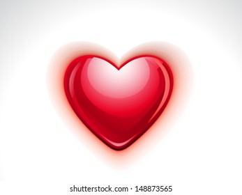 Abstract Heart Icon Vector illustration 