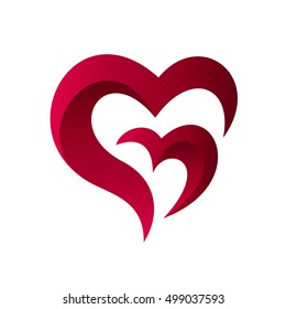 Abstract Heart Logo