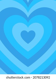 Abstract heart poster. Vector illustration.