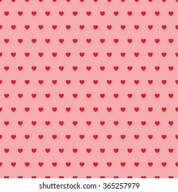 Abstract heart seamless pattern.