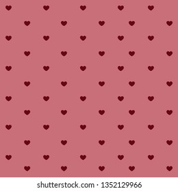 Abstract heart seamless pattern background. Hand drawn geometric heart isolated, invitation, album, sketch book, scrapbook